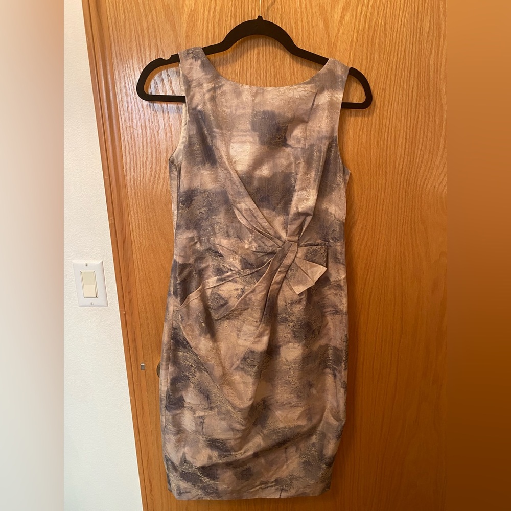 Nwot! Anne klein New York size 4 cream and grey dress